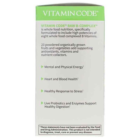 Vitamin Code Raw B-Complex, GOL